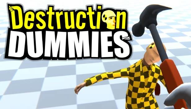 noobdevHM's tweet card. Bone crunching, head exploding, limb tearing ragdoll dismemberment action in 3D.