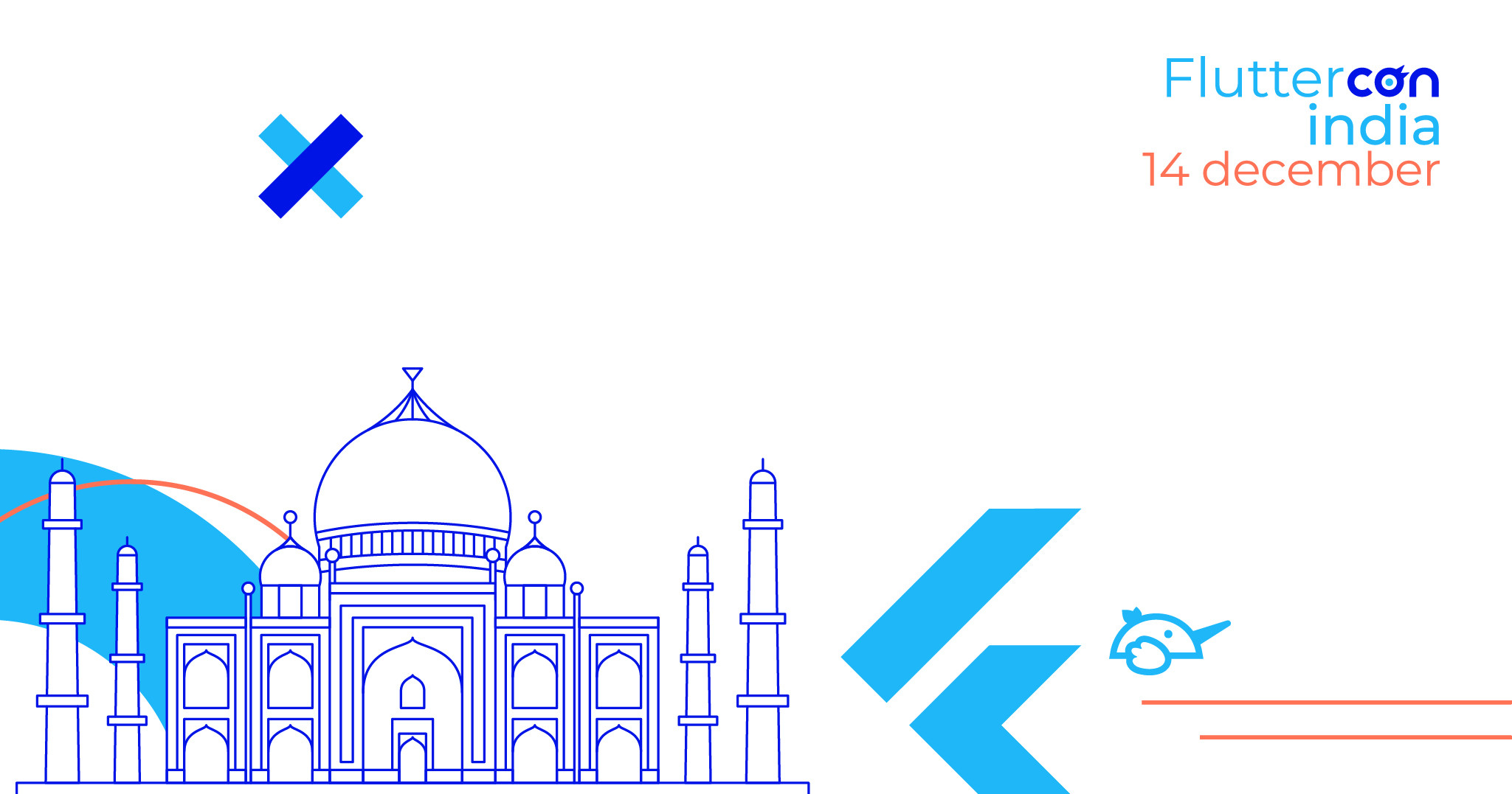 FlutterconWorld's tweet card. fluttercon is the premier flutter developer event. Become a better developer, learn from the community, expand your network at fluttercon 2025.