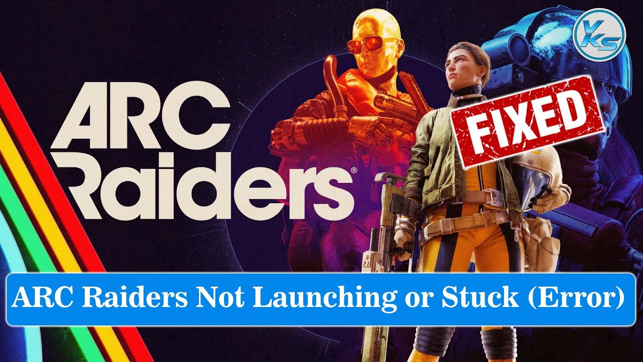 vksytc's tweet card. ✅ How To Fix ARC Raiders Launching Failed, Black Screen, Not Starti...