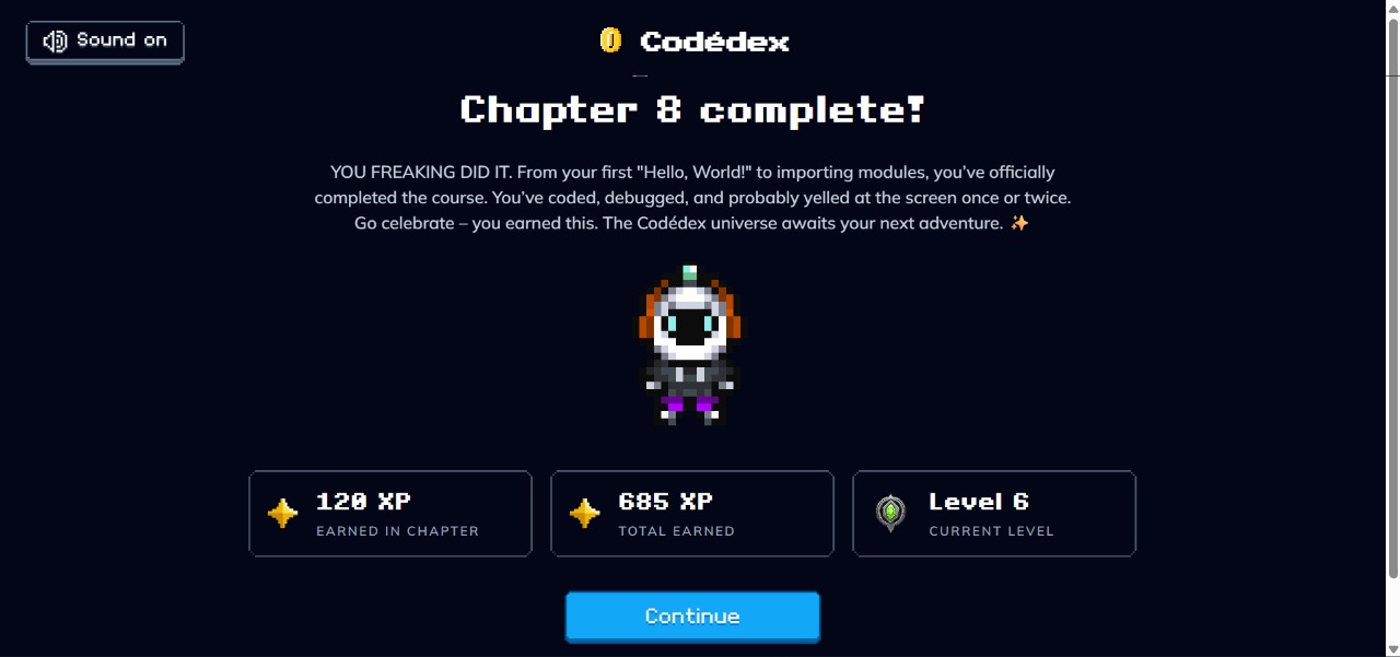 ska_kai's tweet card. I FREAKING DID IT!!!!!!!!!!! COMPLETED PYTHON !!!!! I HATE YOU INDENTATION!!!!! SEMICOL...
