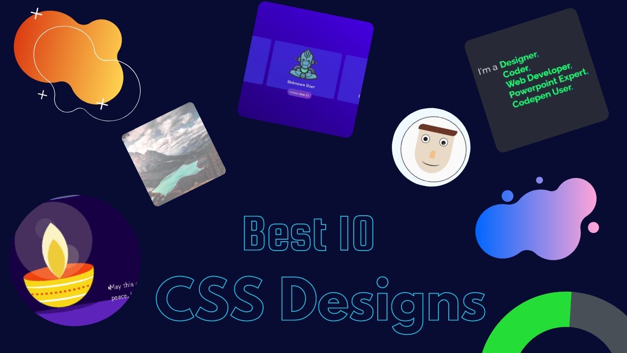 CodelabC's tweet card. Best 10 CSS Designs [Pure CSS]