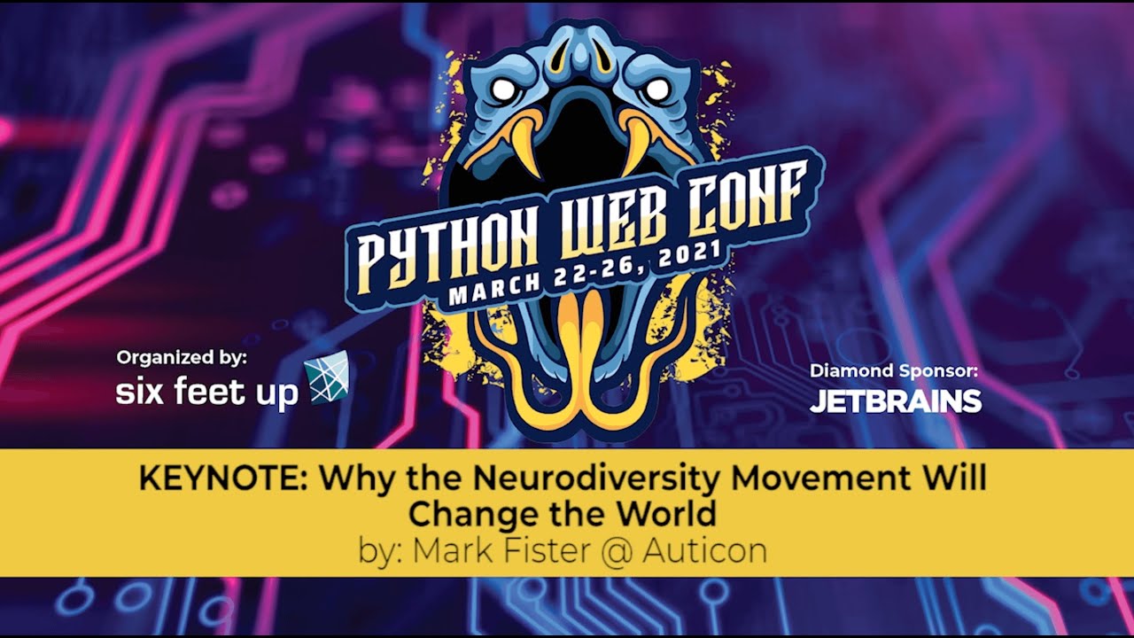markfister_com's tweet card. "KEYNOTE: Why the Neurodiversity Movement Will Change the World" by:...