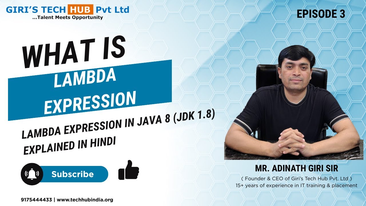 HubGiri's tweet card. What is Lambda Expression in Java 8 | Benefits of Lambda | Giri’s...