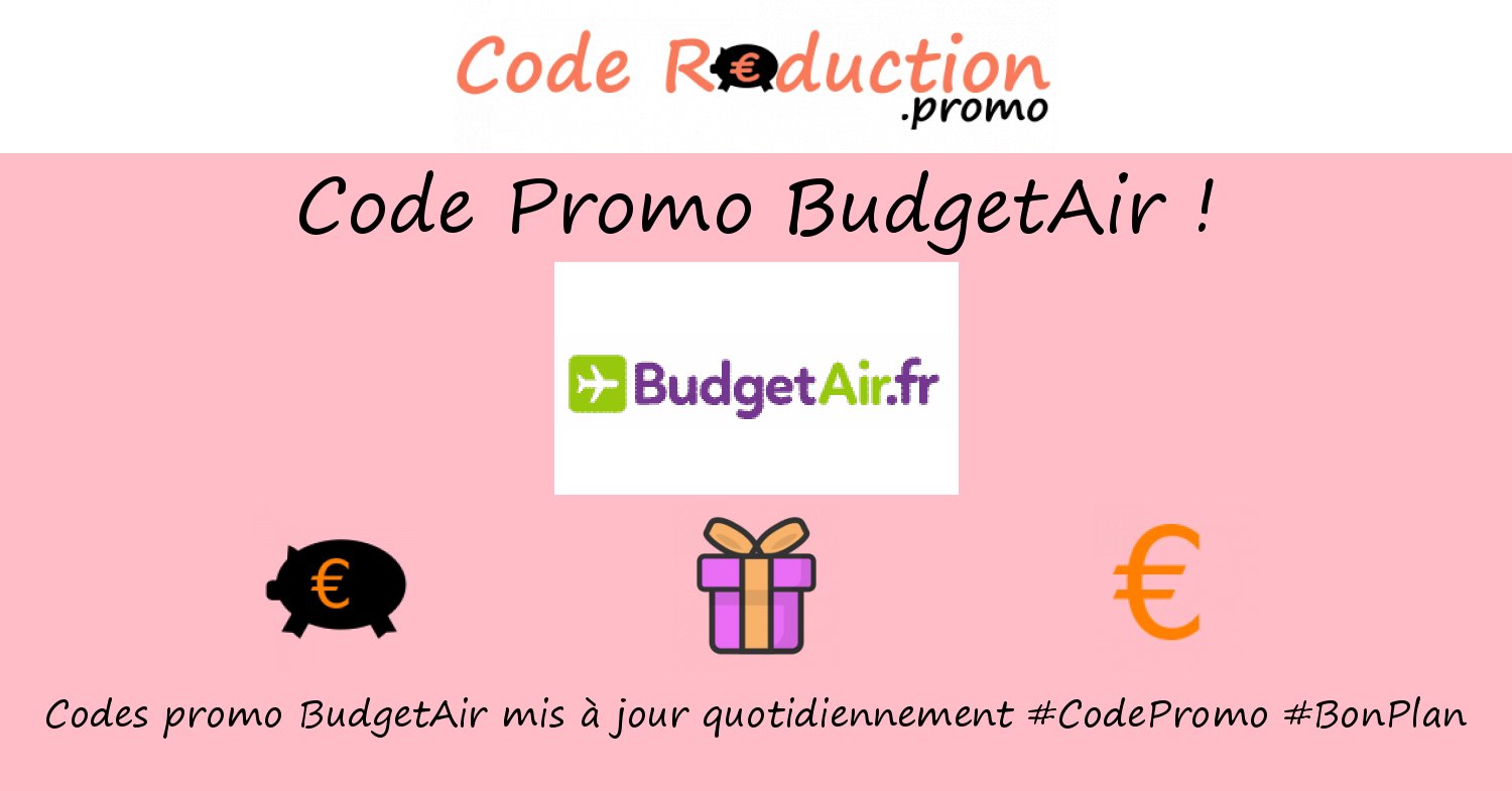 CodeRed_Promo's tweet card. ᐅ Trouvez un code promo BudgetAir valide ⭐ Obtenez des réductions exclusives en utilisant un ❤❤❤ code promo BudgetAir ❤❤❤ Octobre 2025