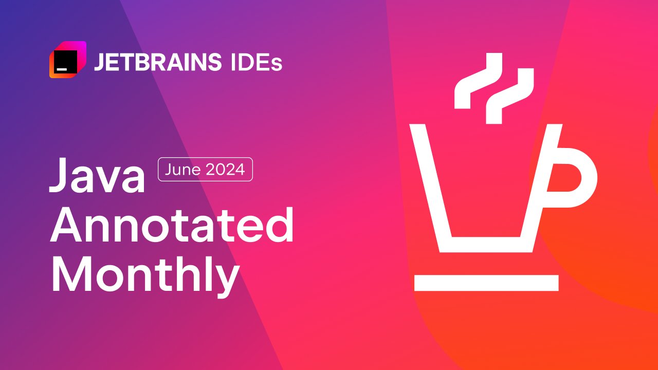 intellijidea's tweet card. The latest edition of Java Annotated Monthly is here! This month, we're thrilled to welcome Tom Cools to share some of the interesting things he’s found of late in our Featured Content section. As alw