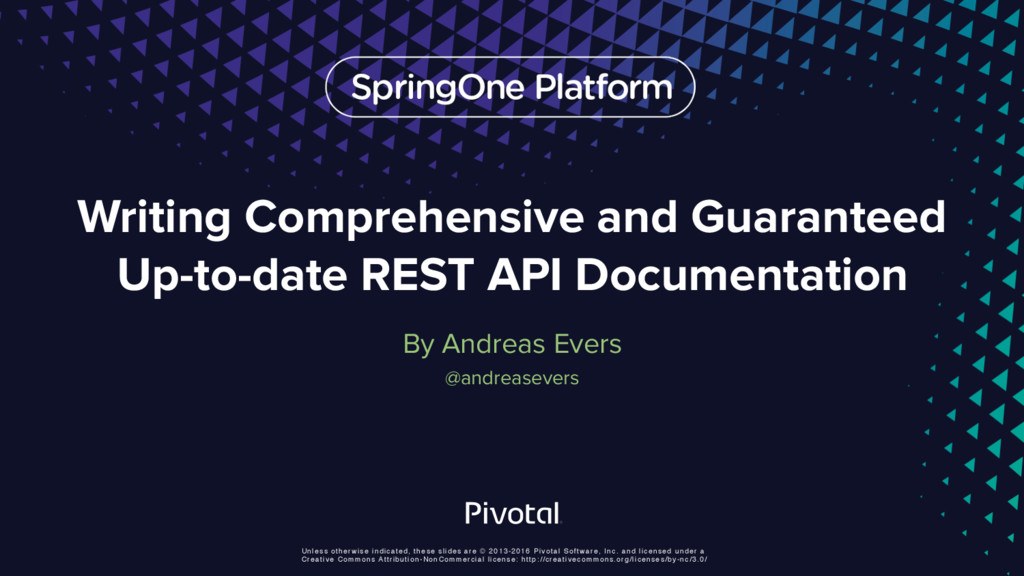 andreasevers's tweet card. RESTful APIs are eating the world, yet all too often the documentation can cause indigestion for the APIs' developers and their users. Developers have t…