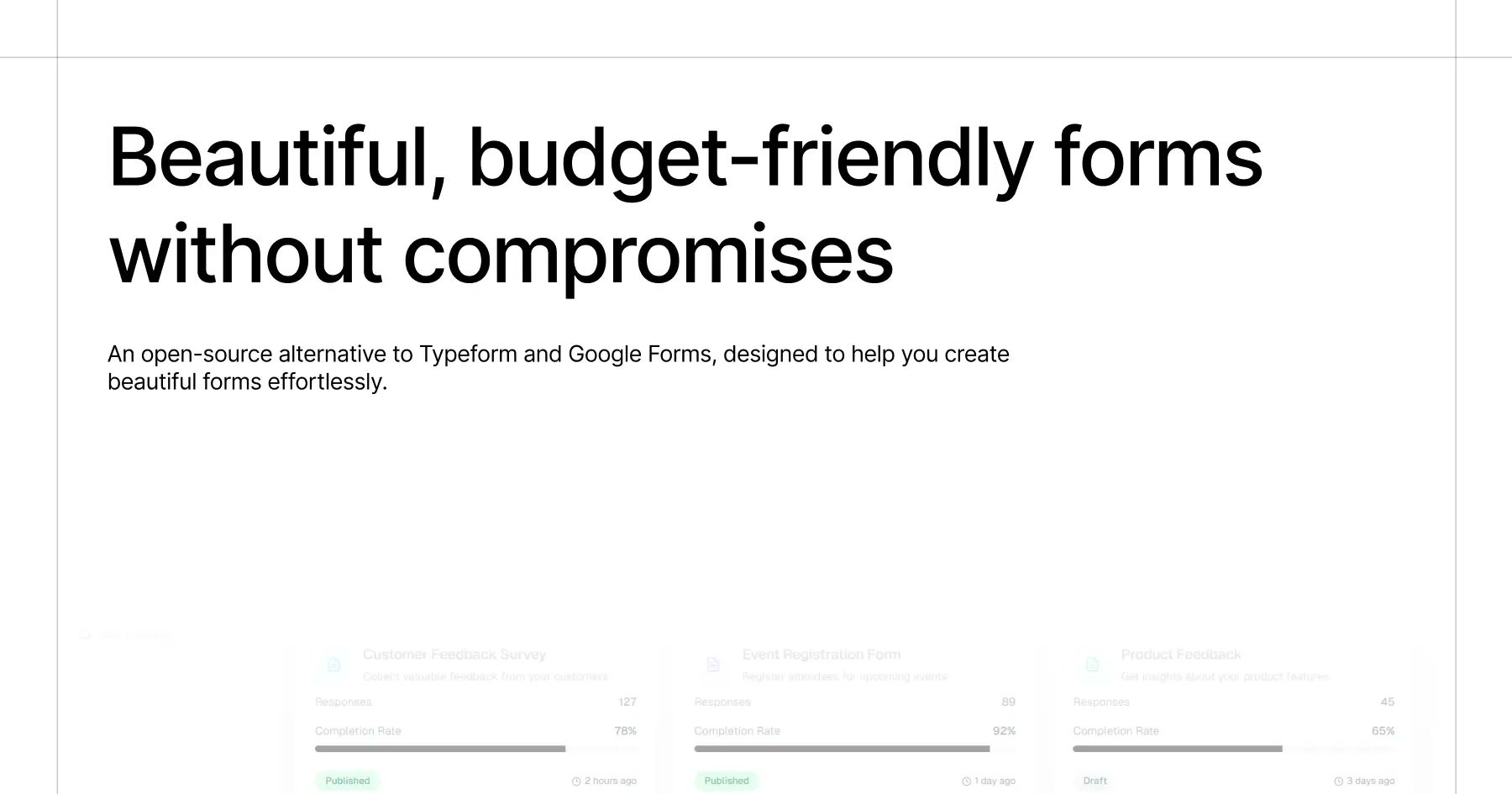 preetsuthar17's tweet card. Create beautiful, interactive forms with Ikiform - An open-source alternative to Google Forms.