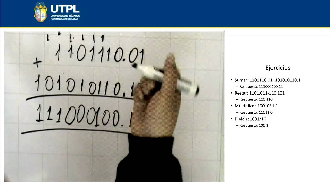 ticprof_umh's tweet card. UTPL OPERACIONES BINARIAS [(INFORMÁTICA)(FUNDAMENTOS INFORMÁTICOS)]