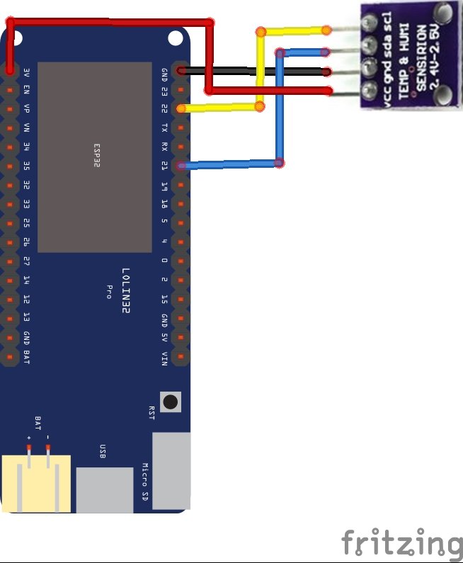 arduinolearning's tweet card. In this tutorial we connect a SHT35 humidity sensor to an ESP32 board with code example