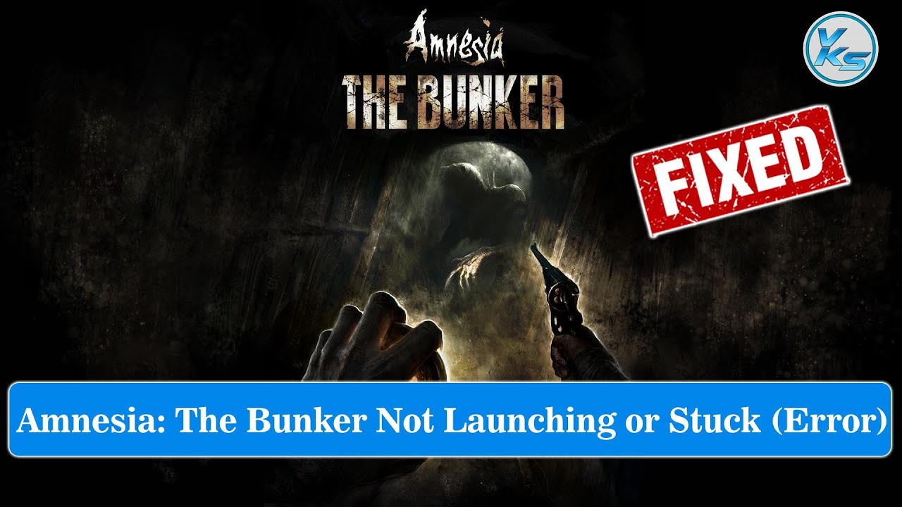 vksytc's tweet card. ✅ How To Fix Amnesia: The Bunker Launching Failed, Black Screen, Not...