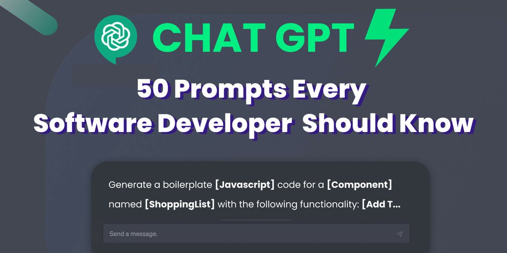 GnAplds's tweet card. In this article, we'll explore some awesome ChatGPT-4 prompts specifically tailored for software...