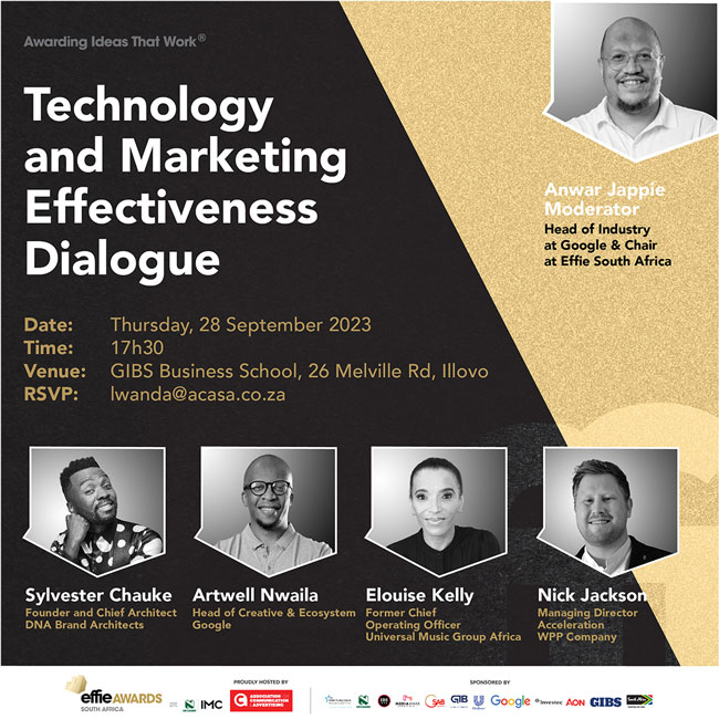 Adcomm_Media's tweet card. The third instalment of the Effie South Africa 2023 dialogue series sees yet another notable panel of senior advertising and marketing leaders