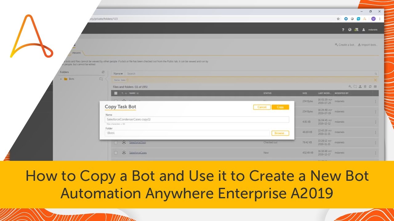 CodingJessica's tweet card. How to Copy a Bot and Use it to Create a New Bot | Automation...