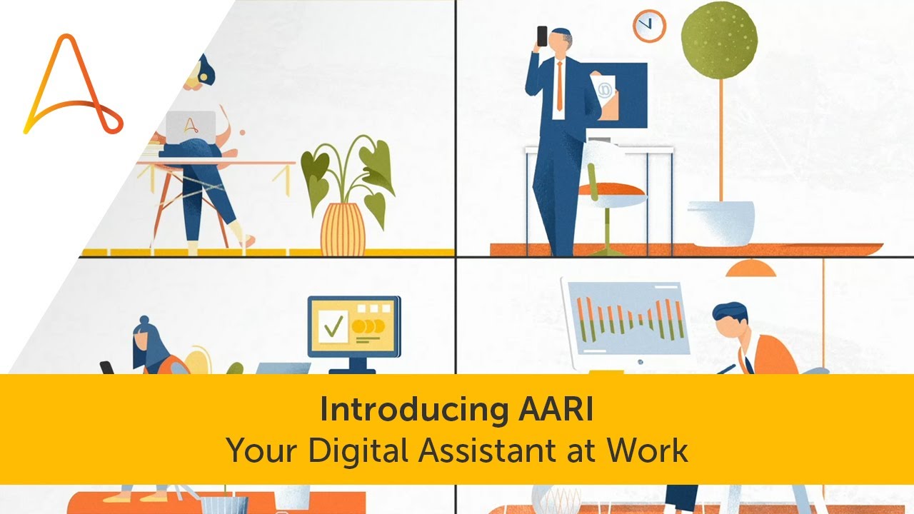 CodingJessica's tweet card. Introducing AARI - Your Digital Assistant at Work | Automation...