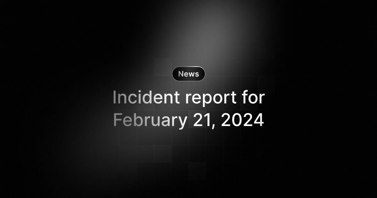 resend's tweet card. Detailed postmortem of the outage on February 21st.