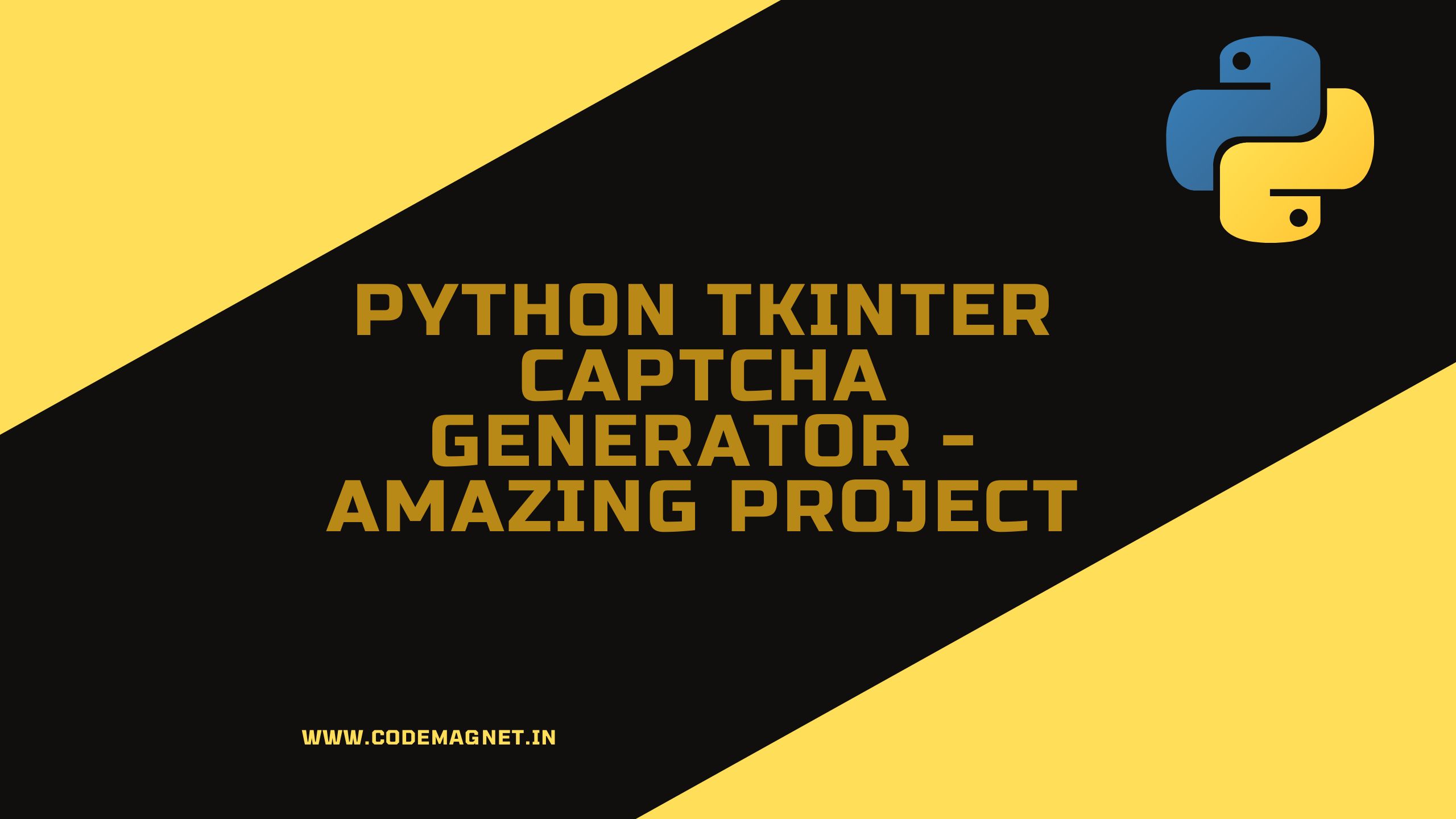 Coding_MadeEasy's tweet card. The Python GUI Captcha Generator is an amazing project that allows you to create and display CAPTCHA images using a graphical user interface (GUI). CAPTCHA images are used to distinguish between...