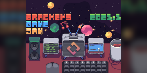 BrackeysTweet's tweet card. Submissions to Brackeys Game Jam 2021.1