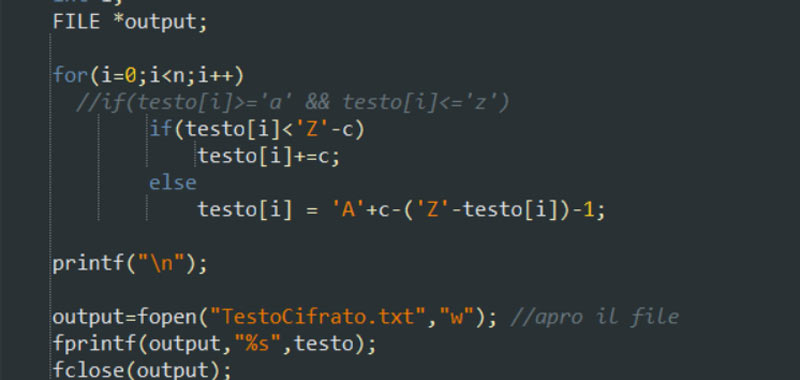 codingcreativo's tweet card. In questa lezione implementeremo il cifrario di Cesare da file. Nella scorsa lezione abbiamo implementato semplicemente l'algoritmo per il cifrario di