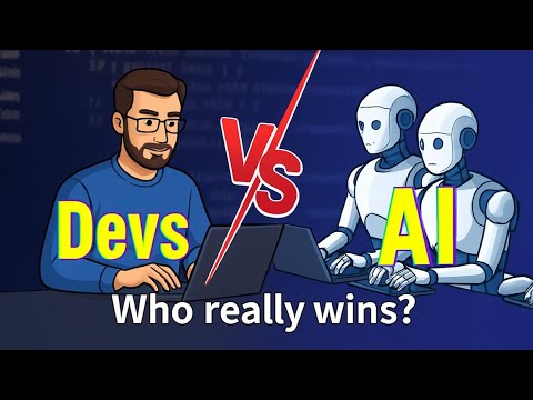 tech_with_monir's tweet card. AI vs Java Developers – Who Really Wins in 2025?