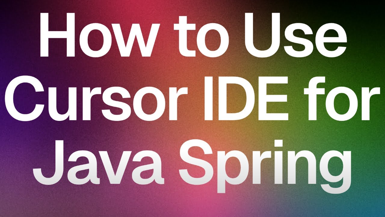 tech_with_monir's tweet card. How to Use Cursor IDE with Spring Framework