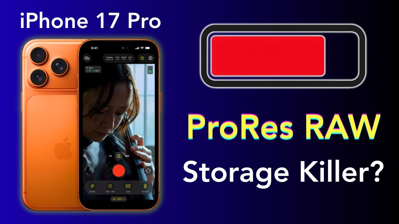 tech_with_monir's tweet card. IPhone 17 Pro Prores Raw Video Recording: Do We Really Want It?