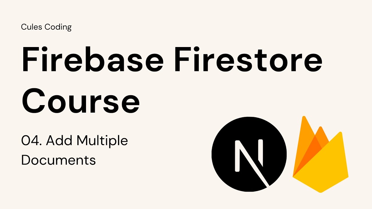 thatanjan's tweet card. 4. How to add multiple documents to firestore using Server component...