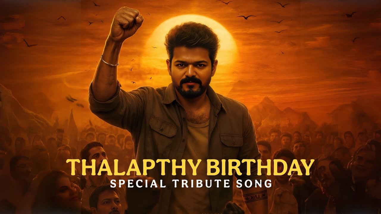 vp_offl's tweet card. Thalapathy 51th Birthday Special Tribute Song - #Jananayagan #TVKVijay