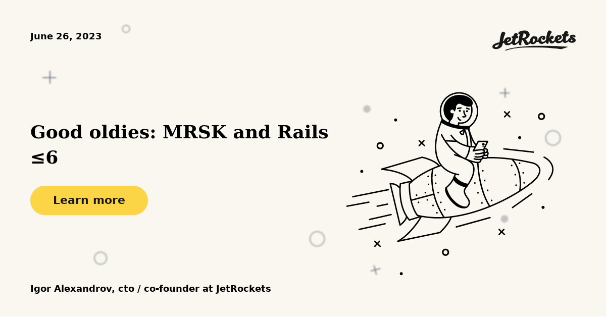 igor_alexandrov's tweet card. Discover how JetRockets revitalizes legacy systems with Rails 6, blending old tech with new for enhanced performance and scalability.