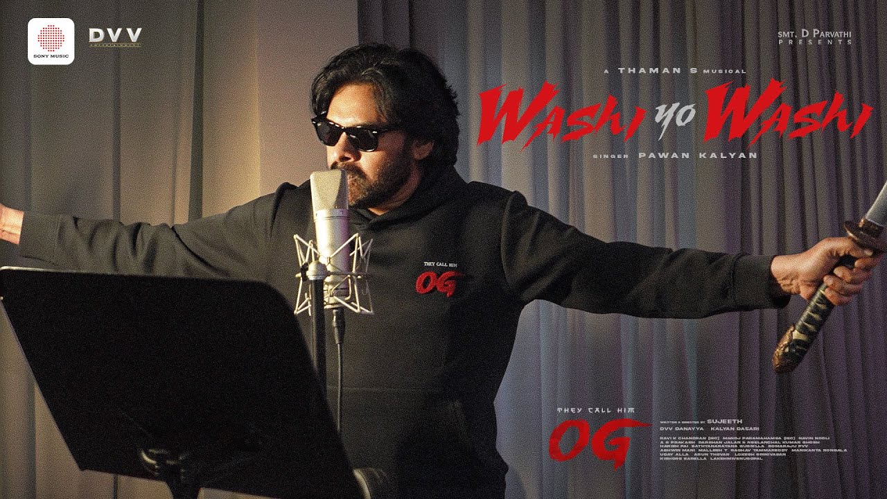mastero_backup's tweet card. WASHI YO WASHI - They Call Him OG | Pawan Kalyan | Emraan Hashmi |...