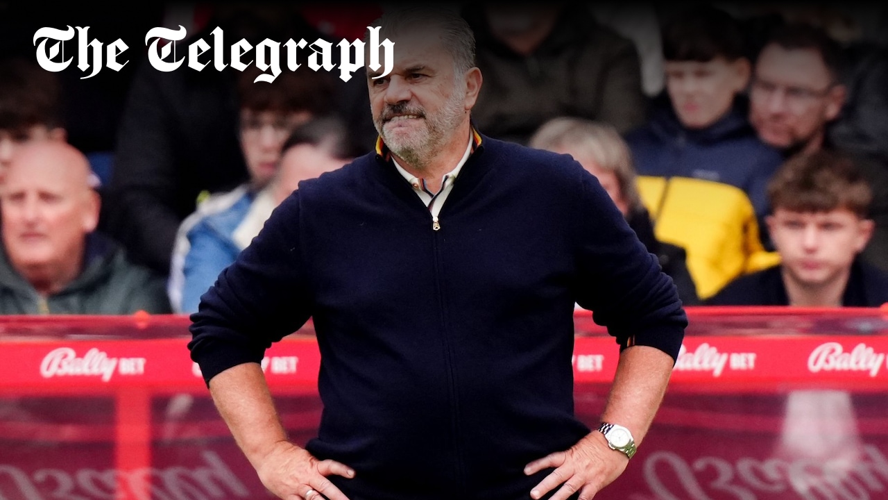 JPercyTelegraph's tweet card. Australian leaves as worst manager in Forest’s history after refusing to adapt ‘Angeball’ and irking fans over references to past successes