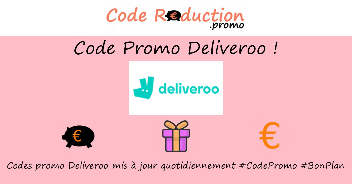 CodeRed_Promo's tweet card. ᐅ Trouvez un code promo Deliveroo valide ⭐ Obtenez des réductions exclusives en utilisant un ❤❤❤ code promo Deliveroo ❤❤❤ Octobre 2025