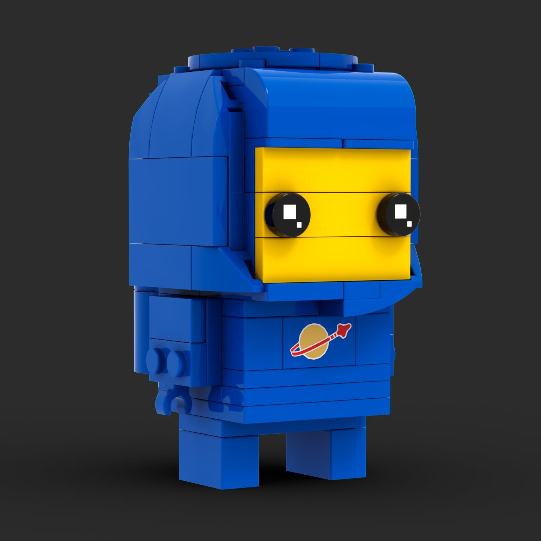 voxel_pacman's tweet card. LEGO Blue Classic Spaceman ready for print.PNG image format 17280x17280 pixel resolution.Disclaimer: This item is not official merchandise. LEGO® is a trademark of the LEGO Group of companies and...