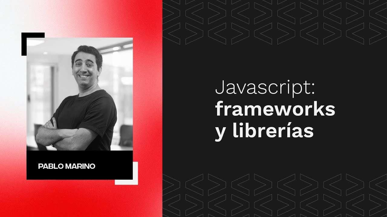pablomarino8's tweet card. Javascript: frameworks y librerías