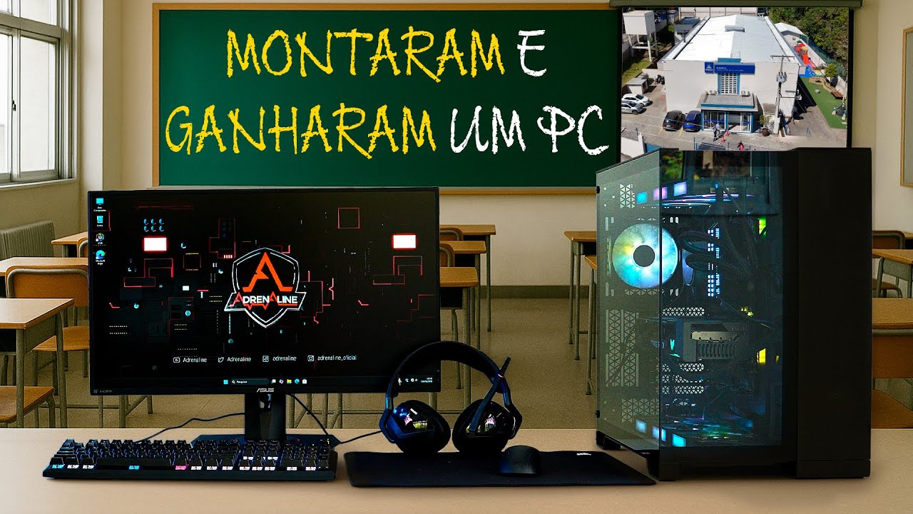 wbr_bb's tweet card. DOAMOS um PC DE R$ 20.000 e os alunos MONTARAM