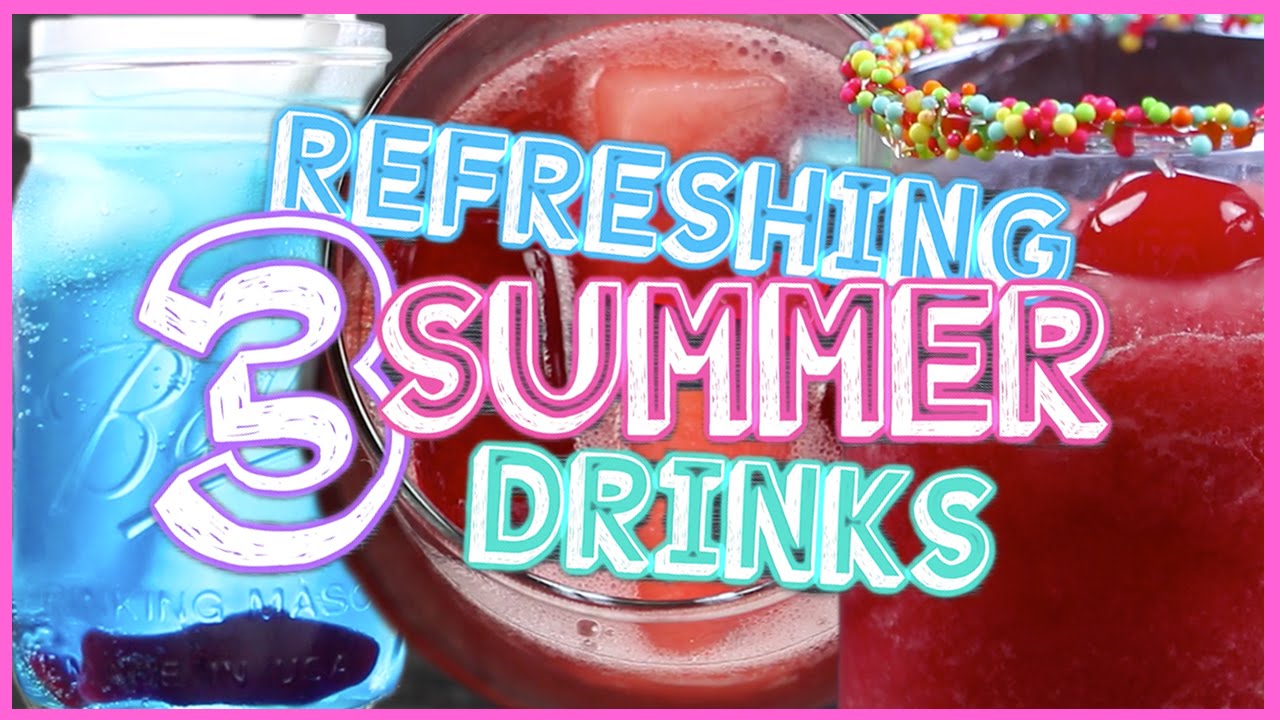 awesomenesstv's tweet card. 3 DIY Summer Drinks With OfficialTutorialsByA!