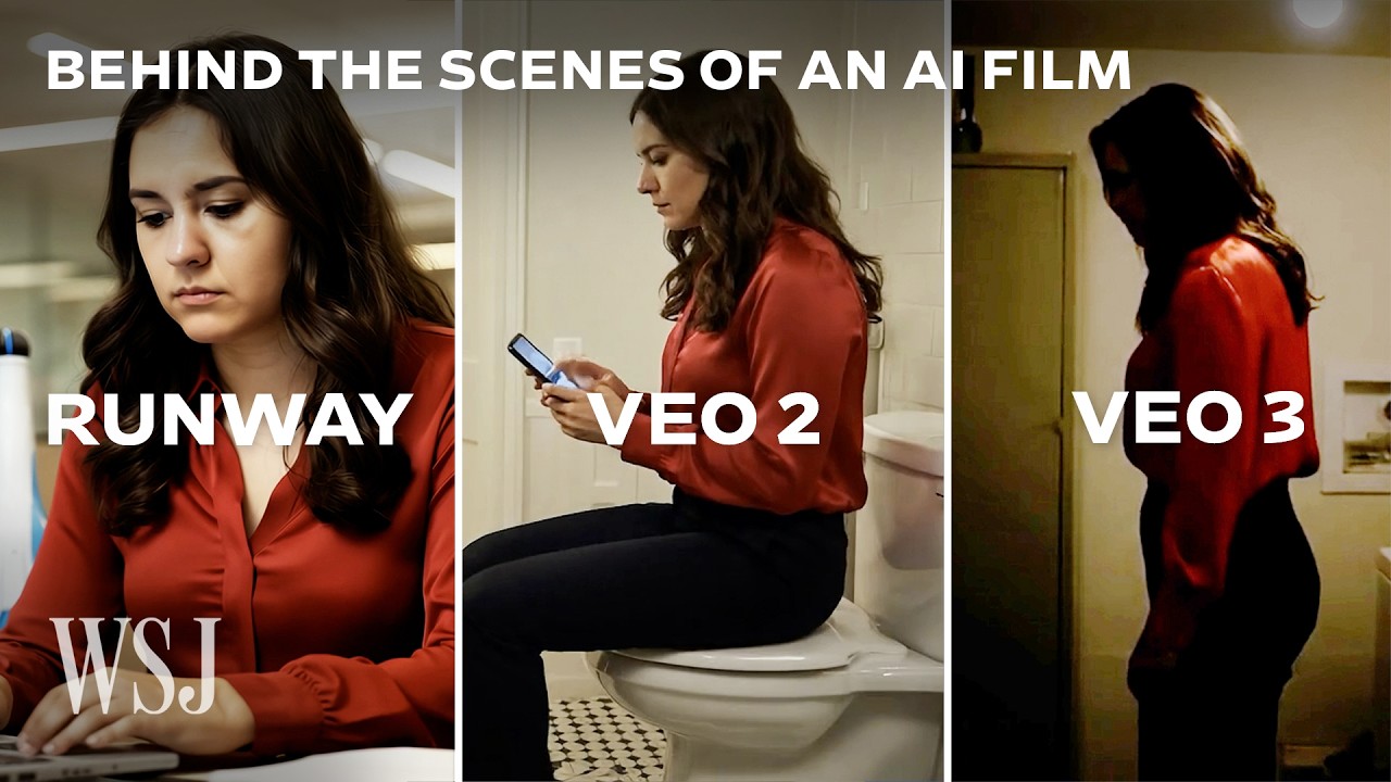 vibecoder_ai's tweet card. We Tested Google Veo and Runway to Create This AI Film. It Was Wild....