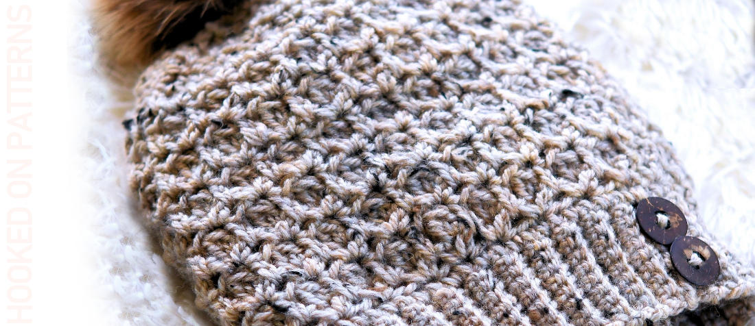 hookedpatterns's tweet card. A gorgeously textured free beanie hat crochet pattern made up of a simple 2-round stitch pattern repeat creating a honeycomb effect. Unisex adult sized beanie hat to fit 20-23".