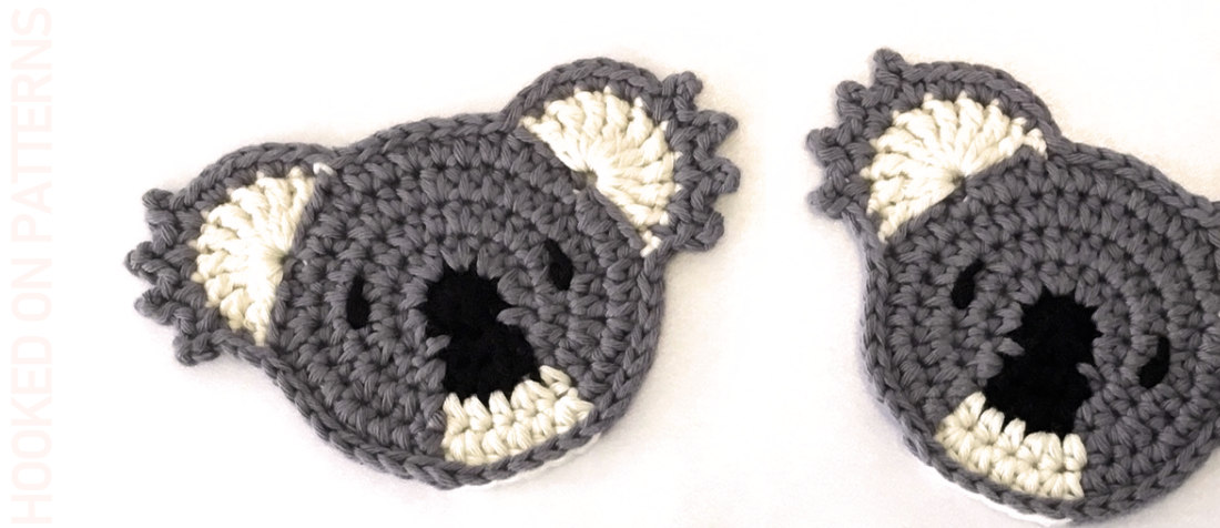 hookedpatterns's tweet card. Crochet some adorable koala-shaped coasters with this free pattern! They're fun for kids or any age koala lover. The koalas can also be used as appliqués or bunting! The finished coasters measure...