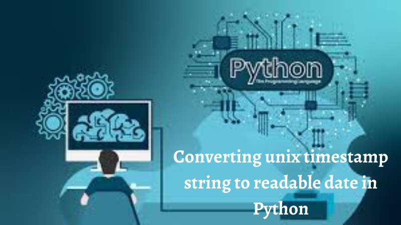 i2tutorials's tweet card. In this article, let’s learn how to convert a unix timestamp string to a readable date. This can be done using two functions, namely, fromtimestamp() and strftime(), which are available in the...