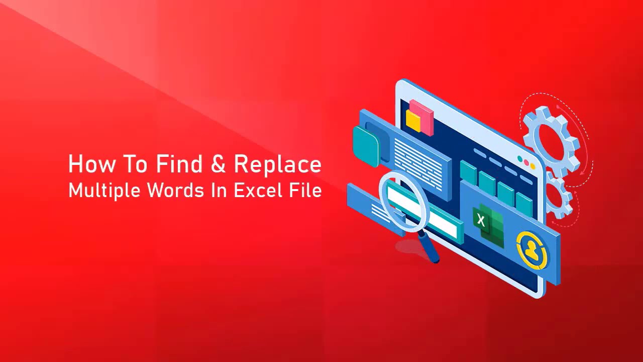 LantechSoft's tweet card. How to find and replace multiple words in excel file? Excel Find &...