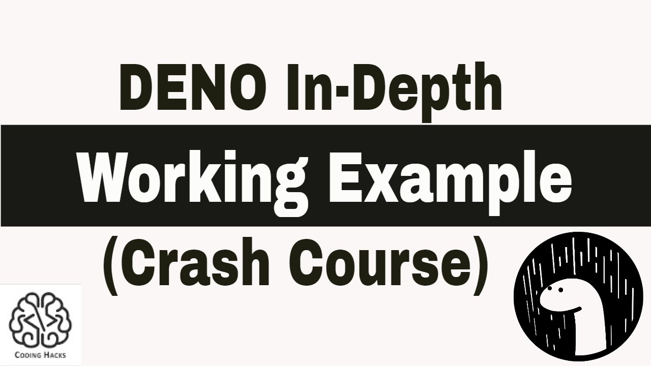 CodingHacks's tweet card. DENO Crash Course | Will it replace NODE? | Building API with DENO