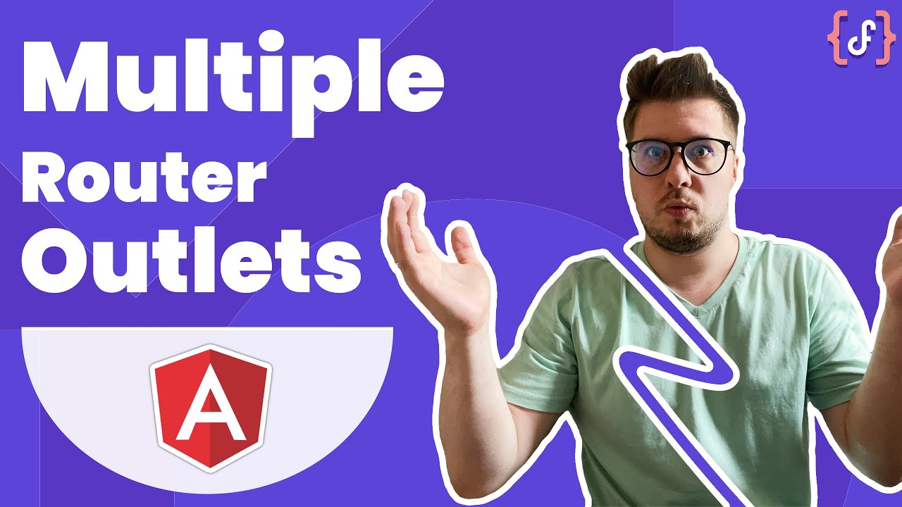 DecodedFrontend's tweet card. Multiple Router Outlets in Angular using Named Outlets (2021)