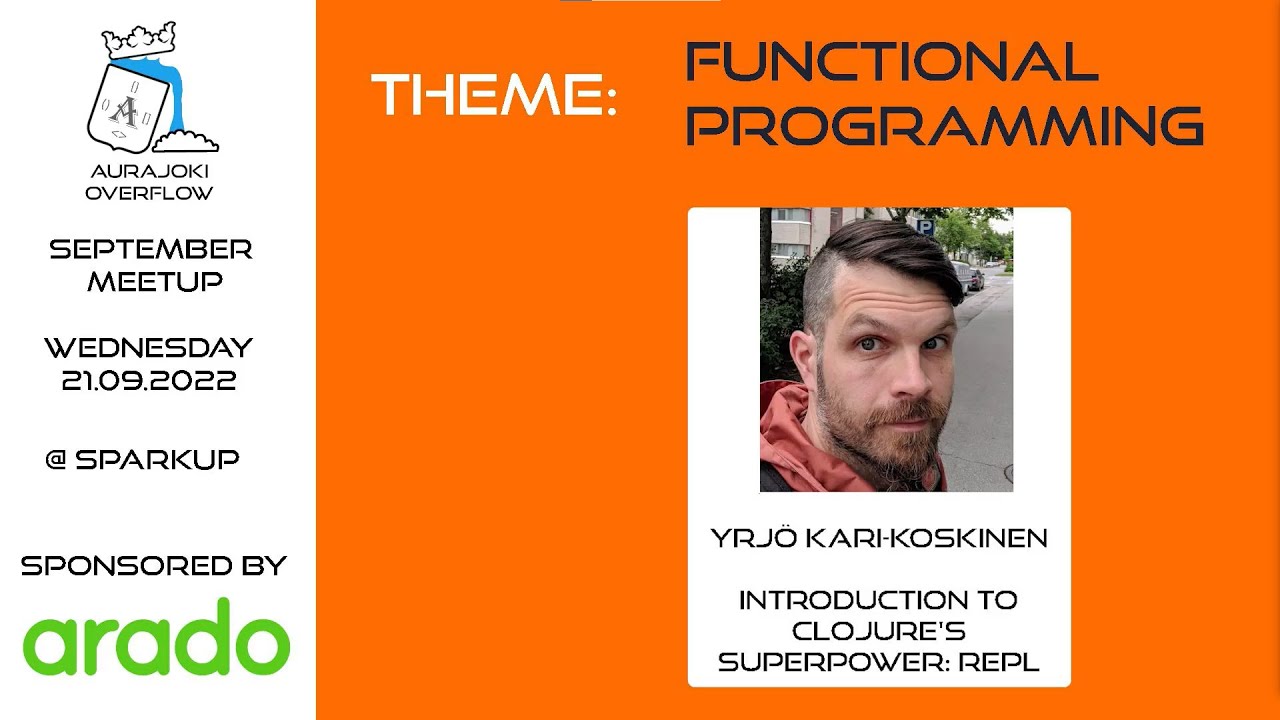 ykarikos's tweet card. "Introduction to Clojure's superpower: REPL" by Yrjö Kari-Koskinen...