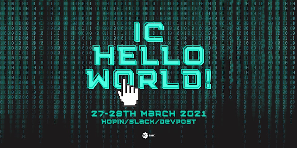 ichelloworld's tweet card. Introducing IC Hello World! IC Hello World is a virtual introductory hackathon, by Imperial, for Imperial.