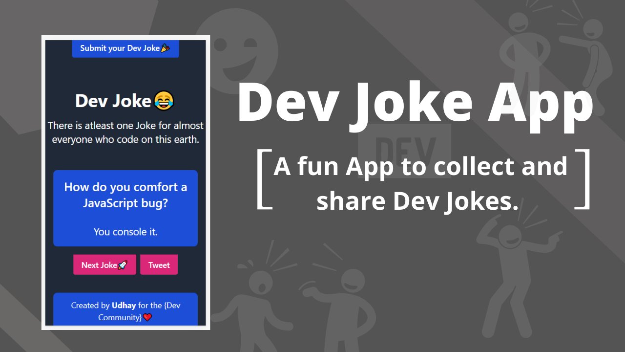 devjokes_'s tweet card. There is atleast one Joke for almost everyone who code on this earth.