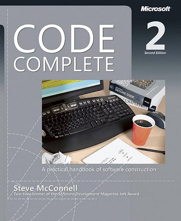 Rodolfo_CamposG's tweet card. Code Complete by Steve McConnell is an essential read for anyone aiming to write high-quality code. Steve provides detailed guidance…