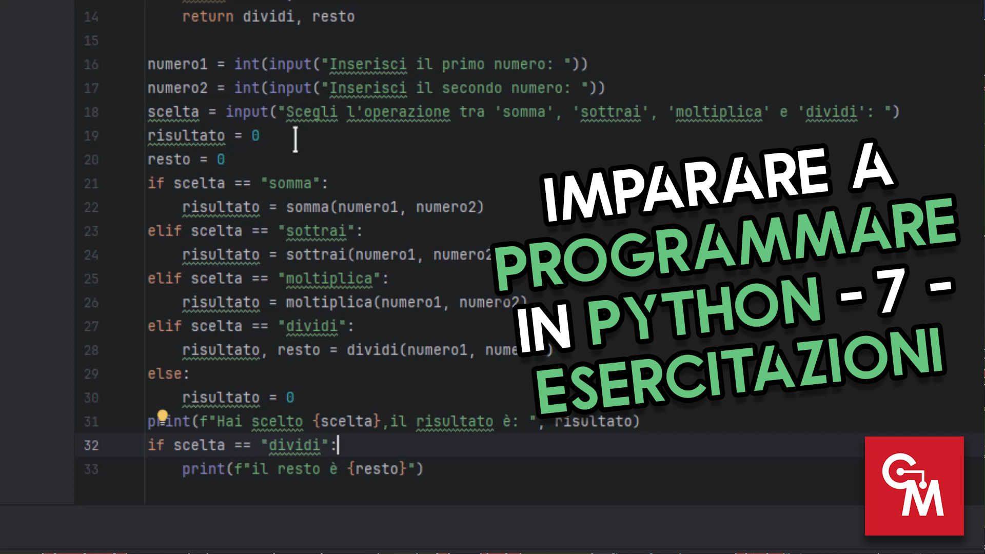 ClaudiomasciC's tweet card. Imparare a Programmare in Python - Esercitazioni: Soluzione delle esercitazioni assegnate nella lezione precedente. Imparare a Programmare in Python - 7 -