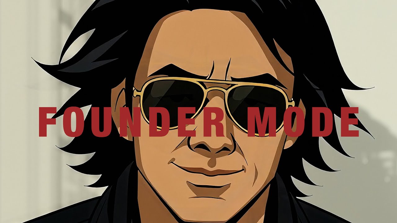 code_ashish's tweet card. Joma Tech - Founder Mode [Official Music Video]
