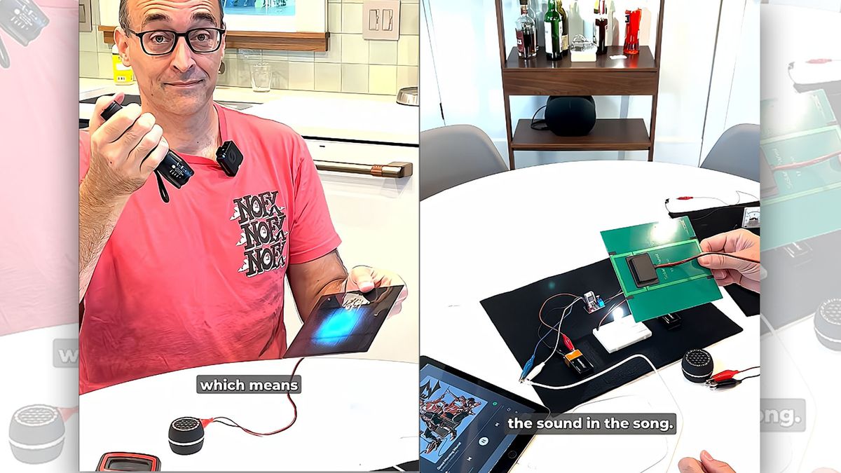 jowiscope's tweet card. This home experiment lets you make your own laser sound transmitter.