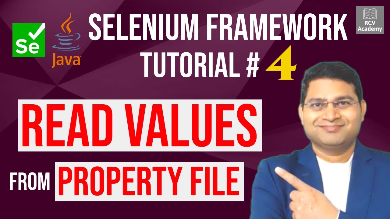 swtmentor's tweet card. Selenium Framework Tutorial #4 - Read Values from Property File